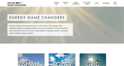 Desktop Screenshot of energygamechangers.org