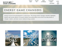 Tablet Screenshot of energygamechangers.org